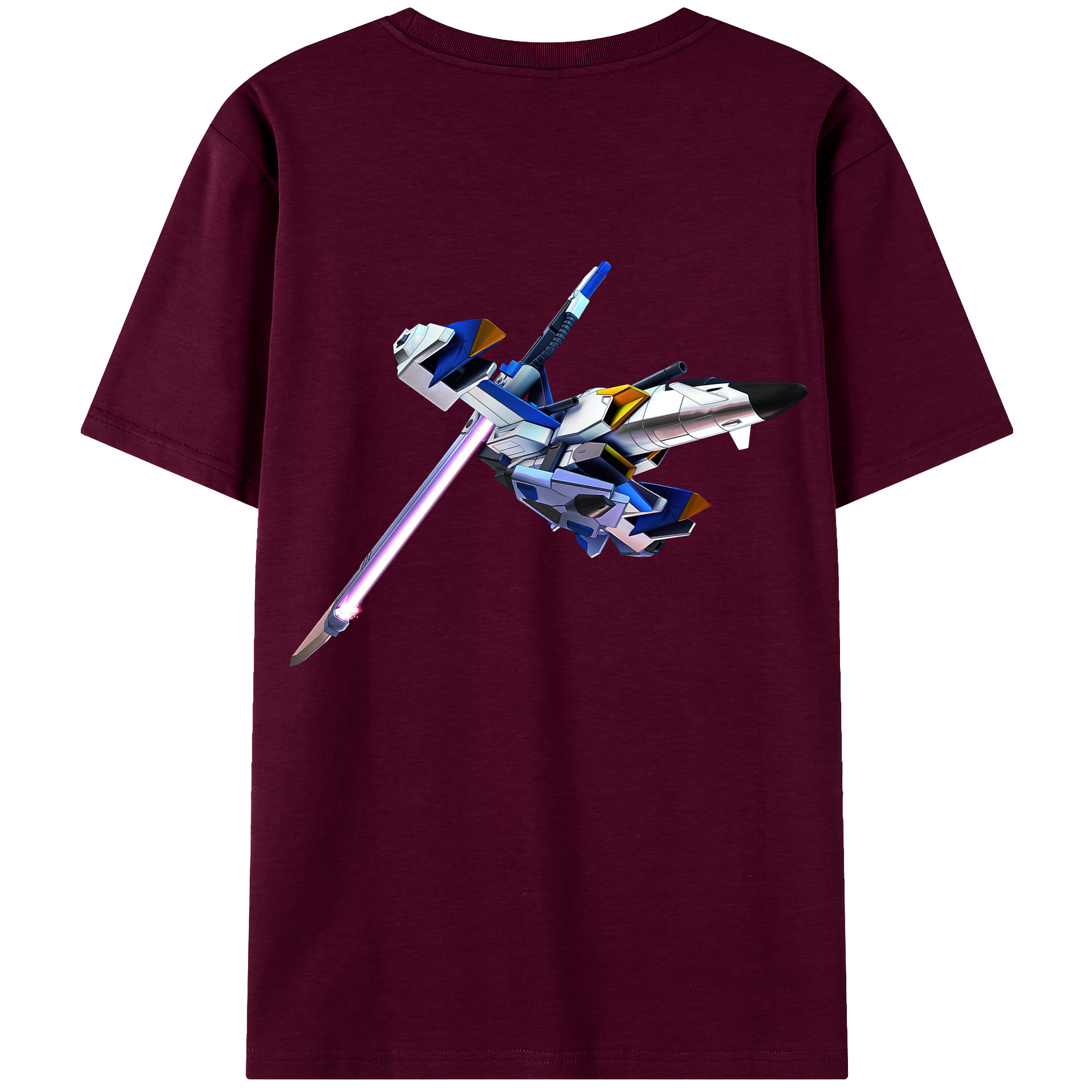 （画像用） 機動戦士ガンダム Mobile Suit Gundam レディース半袖Tシャツ(バックプリント)